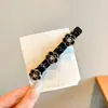 Pinza para el Cabello de Princesa para Niñas con Pinzas Laterales de Doble Capa, Pasador para Flequillo, Accesorio para el Cabello de Pinza de Pato con Flor de Camelia