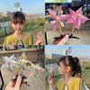 Pinza para el pelo de molinillo de viento láser con lentejuelas estilo Tiktok Giratoria Linda Dulce Adorable Juguete Infantil Regalo para Evento Promocional