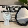 Organizador de brochas de maquillaje para arte facial creativo transfronterizo, material de oficina, portalápices multifuncional, adorno de escritorio decorativo
