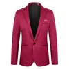 Chaqueta de traje de primavera para hombre, informal, combinable, coreana, de un solo pecho, de un solo color, pequeña, para hombre.