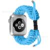 Correa ajustable tejida con cuerda de paraguas inteligente para Apple Watch 6