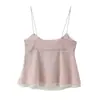 Ropa de Mujer Transfronteriza al por Mayor 2026 AliExpress INS Venta Caliente Moda Camisola Plisada + Falda Mini con Decoración en Capas