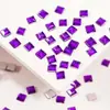 Strass Micro Diamante 1.5mm Quadrado Material Benzeno Fundo Plano Diamante Multicor Opcional DIY Nail Art Joia Diamante para Nail Art Fabricante