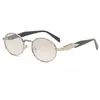 Gafas de Sol Transfronterizas Europeas y Americanas 2025 Gafas de Metal Gafas de Sol de Moda para Mujer Gafas con Sentido Avanzado para Fotografía Callejera Retro