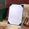 Cubierta de Certificado de Honor de Mesa de una Sola Página A4 Perlada, Carta de Nombramiento, Carta de Autorización, Regalo de Graduación, Páginas Interiores y Marco Exterior