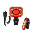 Luz para Bicicleta de Montanha, Lanterna de Cabeça, Luz com Buzina, Carregamento USB, Buzina, Campainha, Lanterna Traseira, Acessórios de Equipamentos de Ciclismo