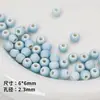 Cuentas de Cerámica Azules Separadas por Cuentas Pez Payaso Estrella Pulsera Collar Cadena para Teléfono Móvil Accesorios de Joyería Hechos a Mano DIY Material