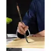 Nivel Maestro Langhao y Pincel Nivel Profesional Caligrafía Especial Bloque de Alto Grado Escritura Regular Media Pluma de Sándalo Verde