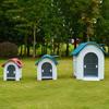 Jaula para perro Casa para perro golden retriever casa para perro plástico removible y lavable Villa para mascotas Cuatro Estaciones jaula para perro casa para perro grande Exterior