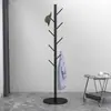 Perchero de Estilo Europeo de Lujo Ligero, Perchero de Pie de Mármol, Colgador de Bolsos de Hierro Forjado Simple de Pie para Dormitorio y Sala de Estar