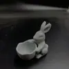 Decoración de Pascua Impresa en 3D para Nuevo Producto Transfronterizo, Tazón de Dulces, Exquisitos Adornos de Conejo, Decoraciones de Pascua