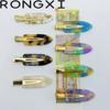 Pinza para el pelo de acetato multicolor vintage sin costuras de 6 cm Corea del Sur Celebridad de Internet pinza lateral en línea Chica Roja venta caliente ventas directas de fábrica