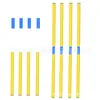 Suministros de Entrenamiento para Mascotas Transfronterizos Conos Marcadores de 32 cm, Postes Marcadores, Vallas, Suministros de Entrenamiento de Fútbol, Equipo de Salto de Altura