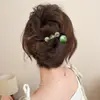 Novo Acessório de Cabelo Presilha Banana com Laço 2026, Estilo Universitário Presilha Mágica para Rabo de Cavalo Alto para Mulheres, Presilha de Garra Exquisita e Sofisticada