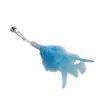 Diadema de Plumas de Colores de Repuesto con Cascabel Juguete Interactivo para Gatos Alivio del Aburrimiento Suministros para Molestar Gatos Fábrica Venta al por Mayor