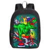 Mochila DIY con Estampado de Dinosaurio Dinosaurio 16 Pulgadas Mochila de Doble Capa 40cm Altura Mochila DIY para Estudiantes