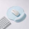 Alfombrilla de ratón de silicona con reposamuñecas, almohadilla suave, soporte para la mano, antideslizante, engrosada, comodidad creativa para teclado para hombres y mujeres