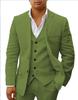 Traje de Impresión Digital de Dos Botones Traje de Tres Piezas Traje Personalizado Chaqueta Traje de Hombre