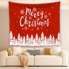 Nuevo Tela de Fondo Navideño de Amazon Tapiz Festivo Personalizado Tela Colgante de Alta Gama Impresión Digital Fábrica de Origen