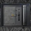 Conjunto de Presente para Caderno A5 Caderno de Negócios Caderno de Anotações de Reunião Caderno Caneta e Copo Térmico Podem Ser Personalizados com Logo