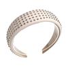 Moda de estilo europeo y americano simple retro de alta gama remache cuero diadema de ala ancha niñas viajeras diadema versátil accesorios para el cabello