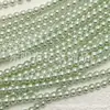 Cuentas de Vidrio de Colores Perlas de Imitación Agujero Recto Cristal Cuentas Sueltas Collar Pulsera Colgante Accesorios para Joyería DIY Cuentas