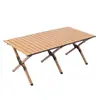 Mesa plegable de acero al carbono de fábrica mesa de camping para exteriores mesa de picnic para autocaravanas mesa para barbacoa portátil equipo ligero mesa para rollos de huevo