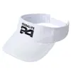 Gorra transpirable de pico de pato para mujer, verano, casual, deportiva, protección solar, gorra de béisbol, bordado de letras, sombrero blanco de copa abierta, fábrica personalizada