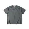 Camiseta Deportiva Transpirable de Secado Rápido Ligera para Hombre de Manga Corta de Seda de Hielo Suave Transpirable de Media Manga para Fitness Running Camiseta de Fitness