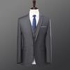 Traje para Hombre Negro Traje de Negocios para Hombre traje para Hombre de Alta Gama Traje Profesional de Vestir azul marino Ropa de Trabajo Chaqueta