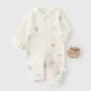 Macacão de Primavera e Outono para Bebê Recém-Nascido, Macacão de Algodão de Manga Longa, Roupas para Bebê ao Ar Livre, Roupas para Bebês de Poucos Meses