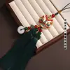 Colgante Estilo Étnico Danza del León Cloisonné Año Nuevo 2026 Colgante Decoración Colgante Adorno de Gota de Aceite con Borla