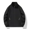 Chaqueta de Montañismo Impermeable Cortavientos Color Sólido Primavera y Otoño Ropa Deportiva para Senderismo Cuello Alto Chaqueta Casual Ropa Exterior Personalizada para Equipo al Aire Libre