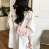 Bolsa Quadrada Pequena com Laço de Moda Nicho Feminina Verão 2026 Textura de Alta Qualidade Grande Capacidade Ombro Único Bolsa de Axila