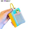 Súper útil monedero mini cordón para teléfono tarjetero multifuncional colgante llave audífono bolsa cuadrada pequeña portátil