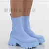 2021 Comercio Exterior calcetines tejidos voladores suela gruesa gaobang zapatilla casual comercio exterior transfronterizo botas de mujer estilo europeo y americano zapatos para las cuatro estaciones