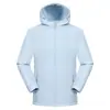 Chaqueta de trabajo con capucha de color liso y material softshell de cuello alto para otoño e invierno, prenda exterior con logo personalizado, top de moda casual en stock