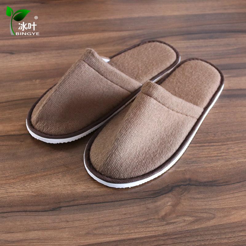 上底浅咖啡拖鞋4