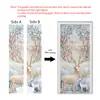 Pegatinas de Puerta Autoadhesivas Transfronterizas con Ciervo Estilo Chino, Pegatinas de Pared Removibles para Renovación de Casa de Alquiler, Venta al por Mayor por Fabricante, Dropshipping