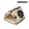 Jaula para Hámster Nido Hámster Dorado Loro Ardilla Mascota Nido de Algodón Nido de Pájaro Terciopelo Plus Engrosado Universal para Todas las Estaciones Almohadilla de Nido Triangular