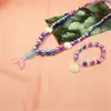 Colar pingente AB Pinyin vivo pulseira de desenho animado infantil unicórnio sereia pendente suprimento joias criativas atacado