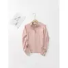 Cardigan Grueso de Hueso de Pescado para Mujer Estilo Muñeca de Papel, Manga Larga, Terciopelo Alemán Interior, Top de Yoga