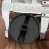 Perilla Temporizador de Gabinete de Horno Eléctrico Eje Semicircular de 6 mm Eje en D Accesorios de Plástico Son Fáciles de Usar y Duraderos
