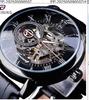 Comercio Exterior Más Vendido Moda Masculina Retro Elegante Esqueleto Transparente Fondo Mecánico Reloj