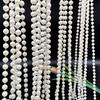 6-14mm casamento pérola cadeia abs imitação pérolas frisado casamento decorativo pérola cadeia linha de água corrente fábrica do grânulo
