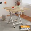 Mesa plegable, mesa de comedor cuadrada, mesa pequeña para uso doméstico, alquiler de apartamentos pequeños, mesa de comedor sencilla, mesa cuadrada
