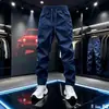 Pantalones casuales deportivos de exterior para hombre, de marca moderna, elegantes, de alta gama, para primavera-verano, a la moda y versátiles, corte recto ajustado