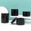 Em Estoque Garrafas de Plástico Preto de Boca Larga 80/250/500ml Potes de Plástico para Máscara Facial 300ml Garrafas de Plástico de Boca Larga para Creme
