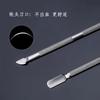 Fabricantes de aço inoxidável pele morta empurrar dupla cabeça pele morta aço empurrar Nail Polish cola empurrar removedor de unhas Nail Removal Tool