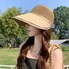 Chapéu Respirável de Malha Vazada de Verão para Mulheres com Aba Larga, Chapéu Equestre Emagrecedor para Atividades ao Ar Livre, Chapéu de Proteção Solar